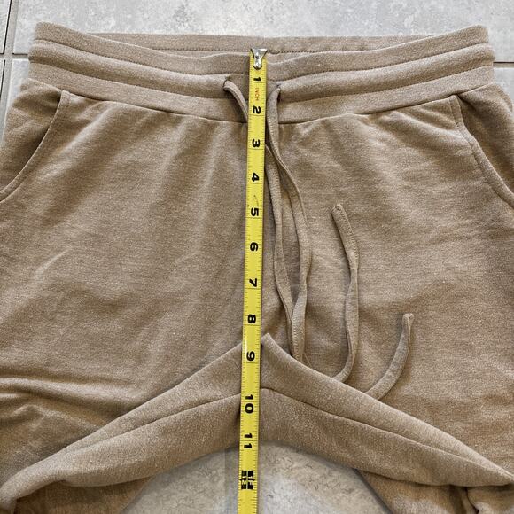 Buff Bunny Joggers Womens Small Brown Tapered Drawstring Mid Rise 27” In - Picture 6 of 8